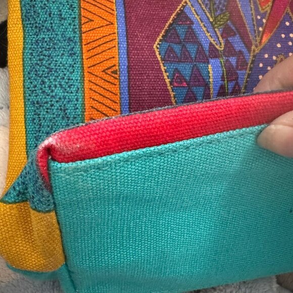 Laurel Burch Join Hands Open Heart People Cat Bird Heart Flower ML Tote - Picture 12 of 12